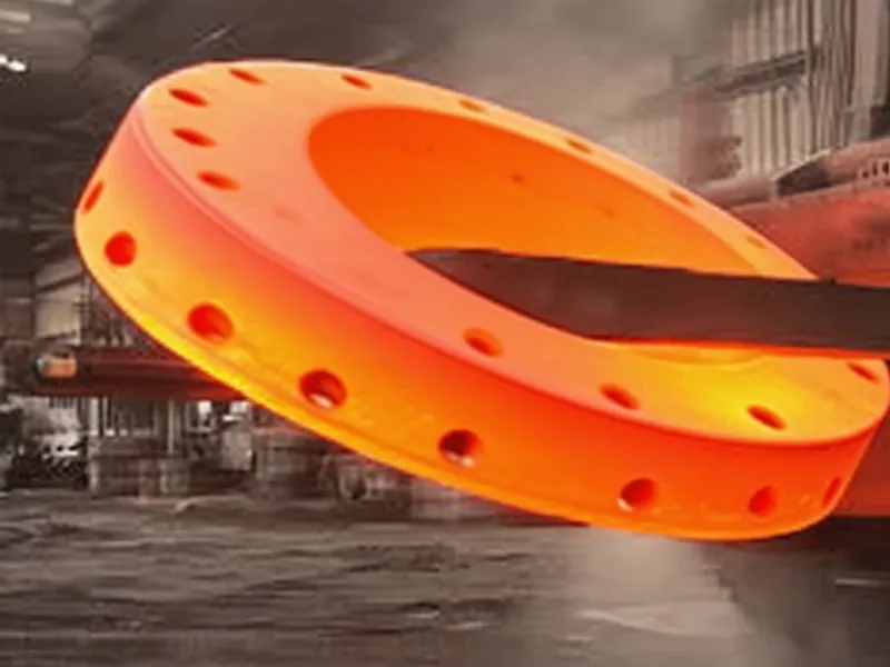 Processo de fabricação de flanges