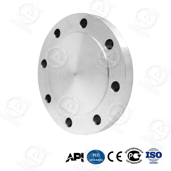 Flange cego de liga de aço