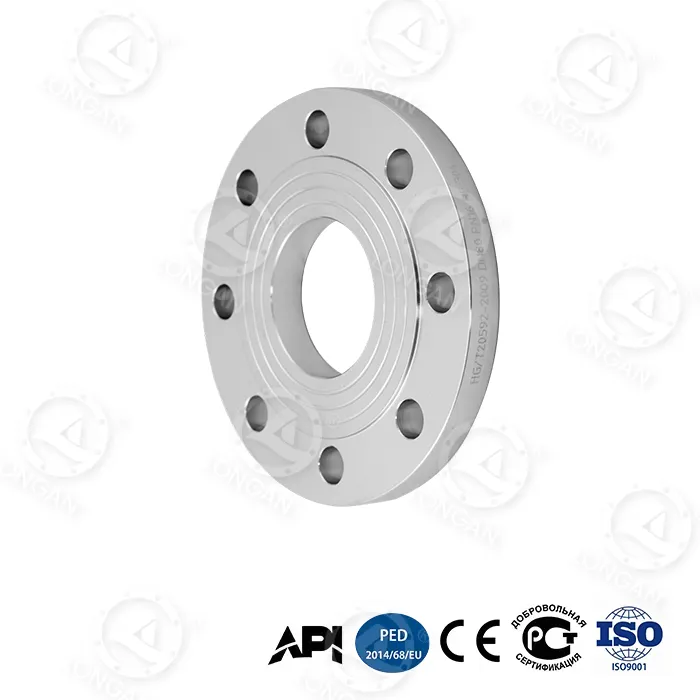 Flange de face elevada para soldagem plana
